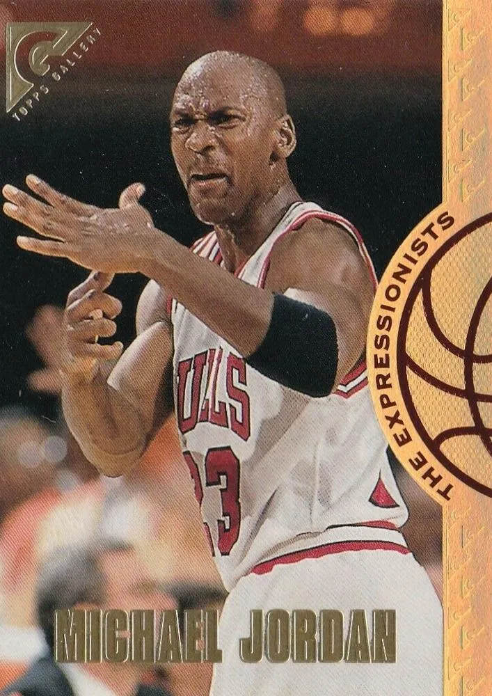 1995-96 Topps Gallery Michael Jordan Expressionists #EX2 card image