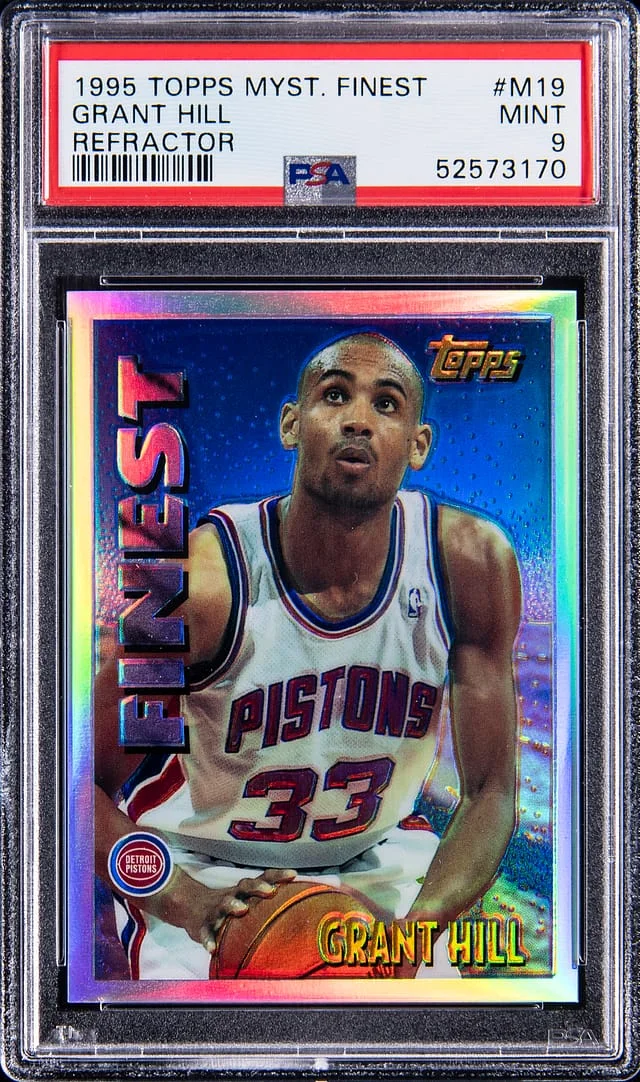 1995-96 Topps Grant Hill Mystery Finest Refractor #M19 card image