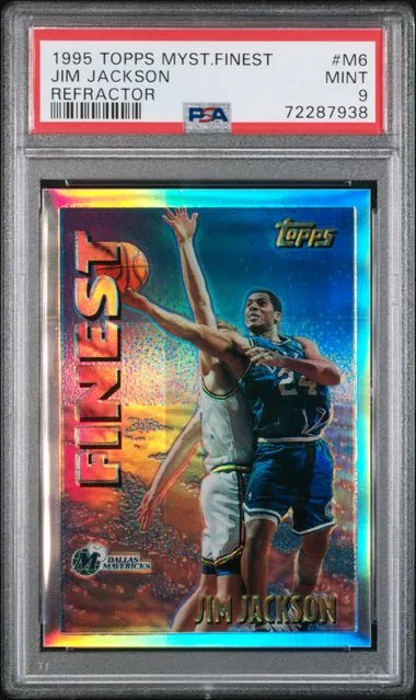 1995-96 Topps Jim Jackson Mystery Finest Refractor #M6 card image