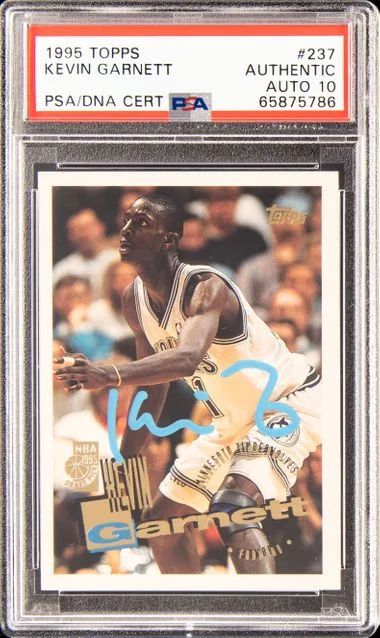1995-96 Topps Kevin Garnett #237 card image