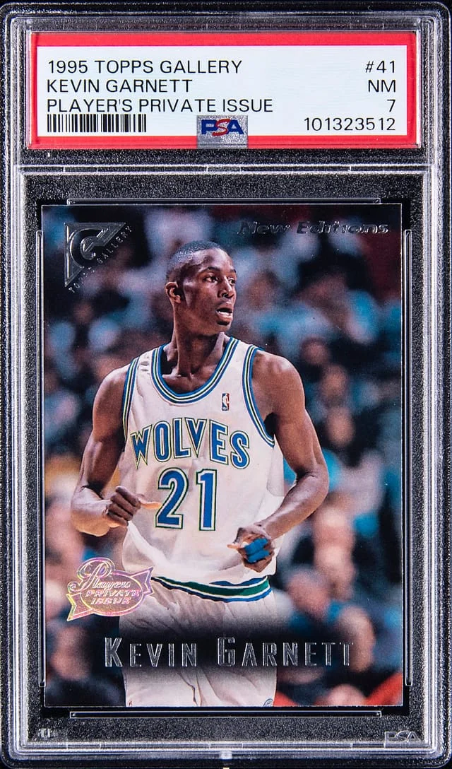 1995-96 Topps Kevin Garnett Gallery #41 card image