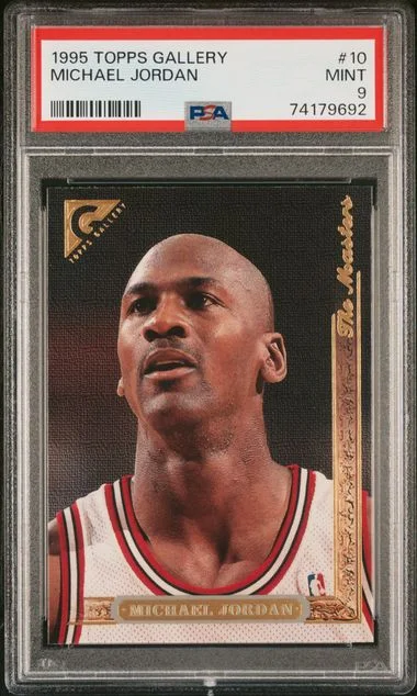 1995-96 Topps Michael Jordan Gallery #10 card image