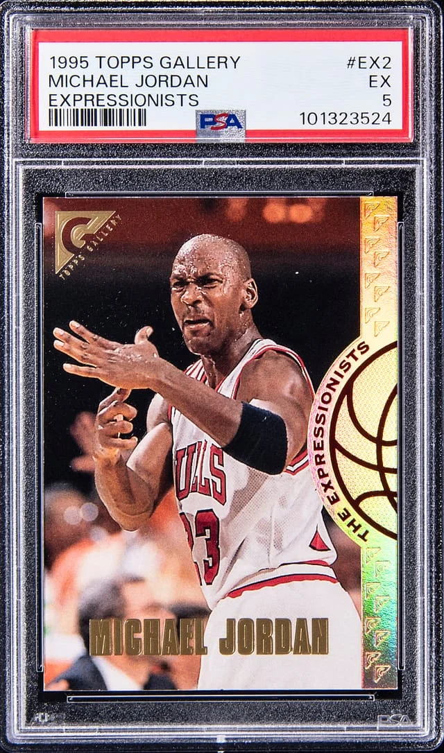 1995-96 Topps Michael Jordan Gallery Expressionists #EX2 card image