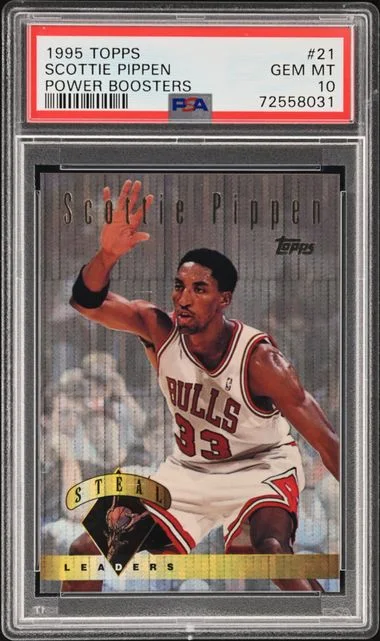 1995-96 Topps Scottie Pippen Power Boosters #21 card image