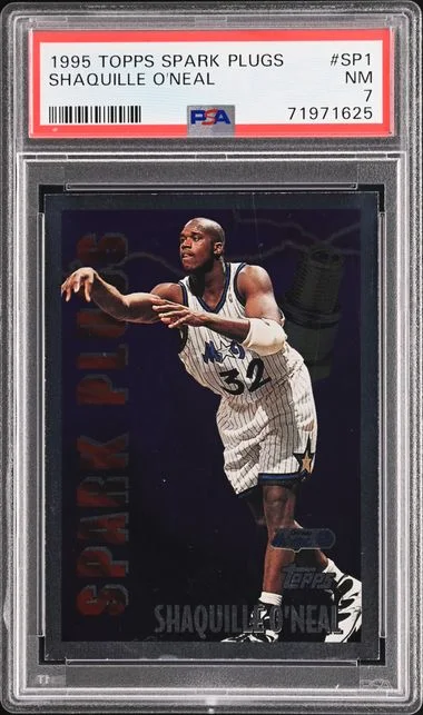 1995-96 Topps Shaquille O'Neal Spark Plugs #SP1 card image