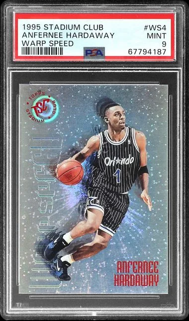 1995-96 Topps Stadium Club Anfernee Hardaway Warp Speed #WS4 card image
