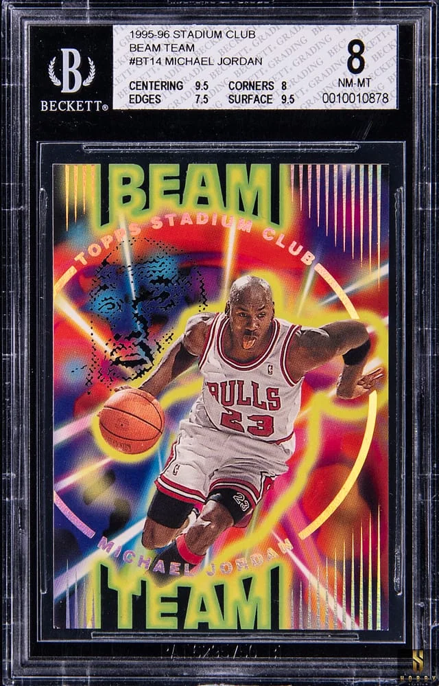1995-96 Topps Stadium Club Michael Jordan Beam Team #BT14 card image