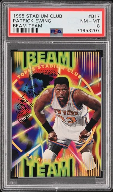 1995-96 Topps Stadium Club Patrick Ewing Beam Team #B17 card image