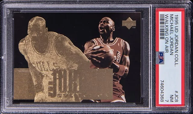 1995-96 UD Jordan Collection Walking on Air Michael Jordan #JC8 card image