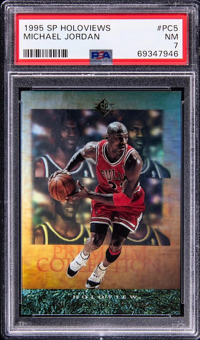 1995-96 UD SP Holoviews Michael Jordan #PC5 card image