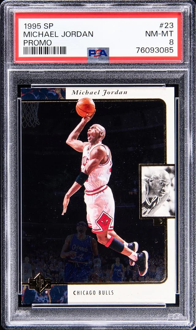 1995-96 UD SP Promo Michael Jordan #23 card image