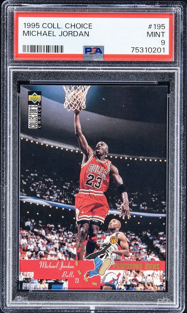 1995-96 Upper Deck Collector's Choice Michael Jordan #195 card image