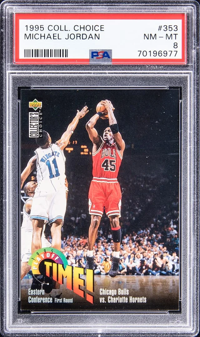 1995-96 Upper Deck Collector's Choice Michael Jordan #353 card image