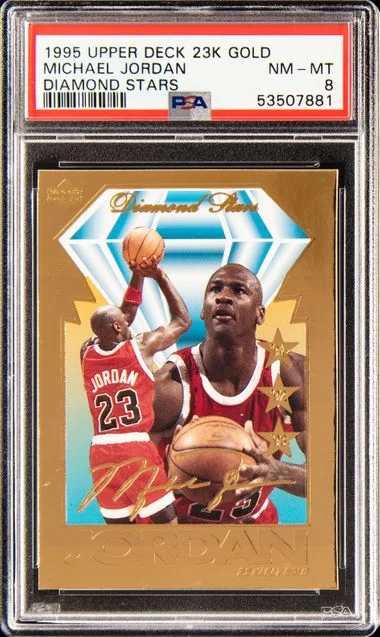 1995-96 Upper Deck Gold Diamond Stars Michael Jordan (#12260) #23K card image