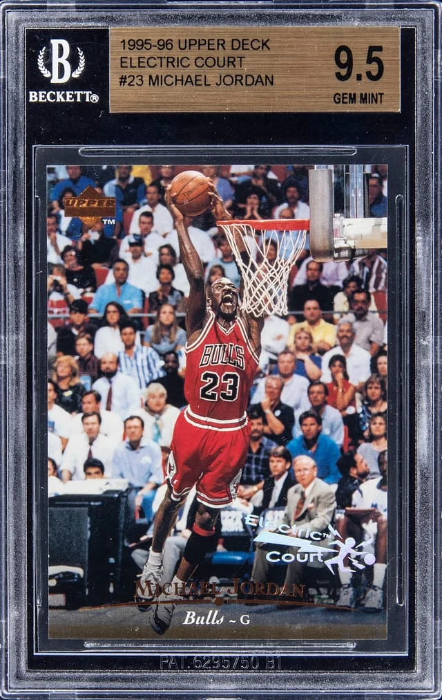 1995-96 Upper Deck Michael Jordan Electric Court #23 card image