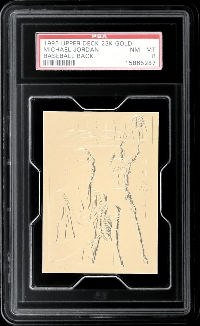 1995-96 Upper Deck Michael Jordan (Baseball Back) 23K Gold #NNO card image