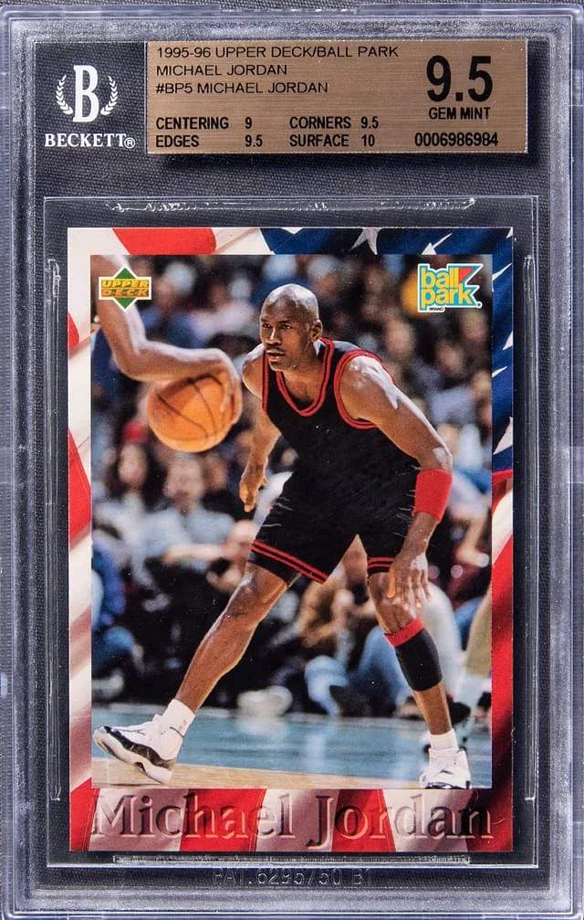 1995-96 Upper Deck Michael Jordan Ball Park #BP5 card image