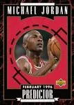 1995-96 Upper Deck Michael Jordan Predictors Exchange: Player of the Week #H3 card image