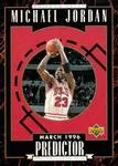 1995-96 Upper Deck Michael Jordan Predictors Exchange: Player of the Week #H4 card image