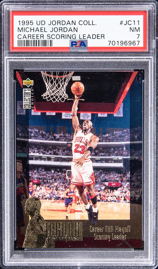 1995-96 Upper Deck Michael Jordan Jordan Collection Career Scoring Leader #JC11 card image