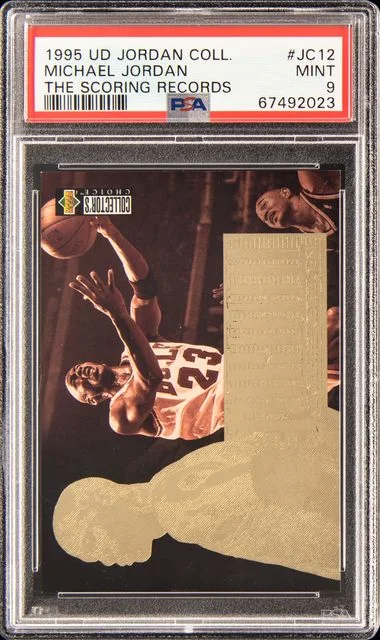 1995-96 Upper Deck Michael Jordan Jordan Collection The Scoring Records #JC12 card image