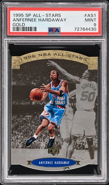 1995-96 Upper Deck SP Anfernee Hardaway All-Stars Gold #AS1 card image