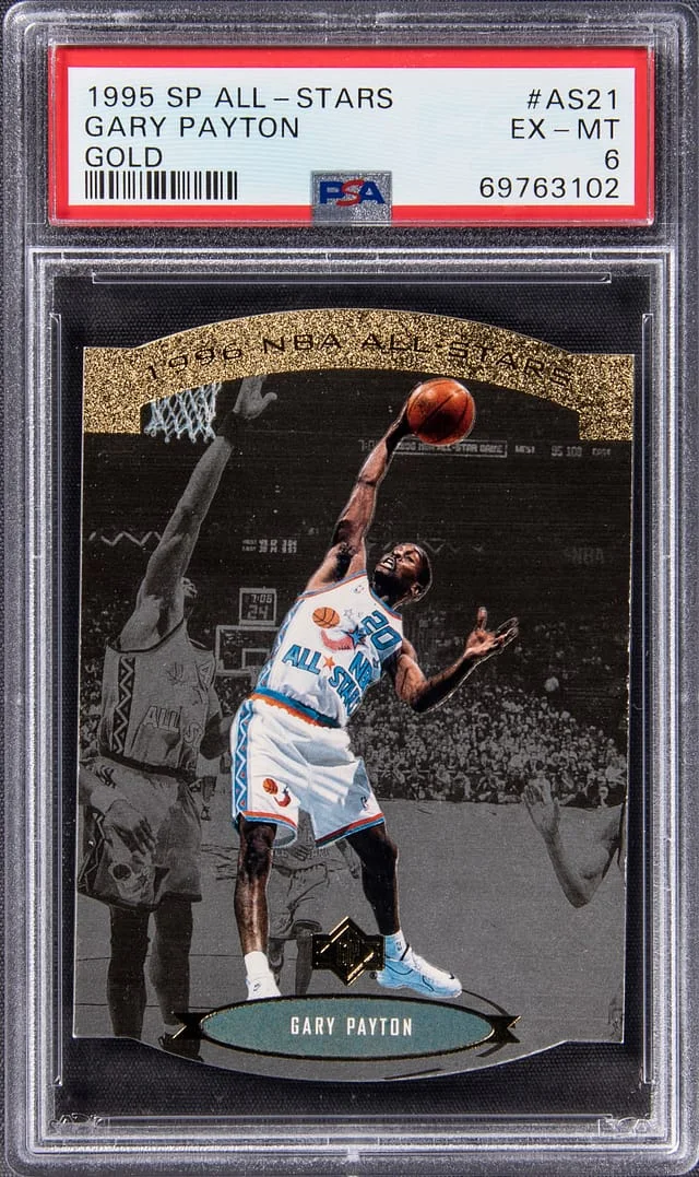 1995-96 Upper Deck SP Gary Payton All-Stars Gold #AS21 card image