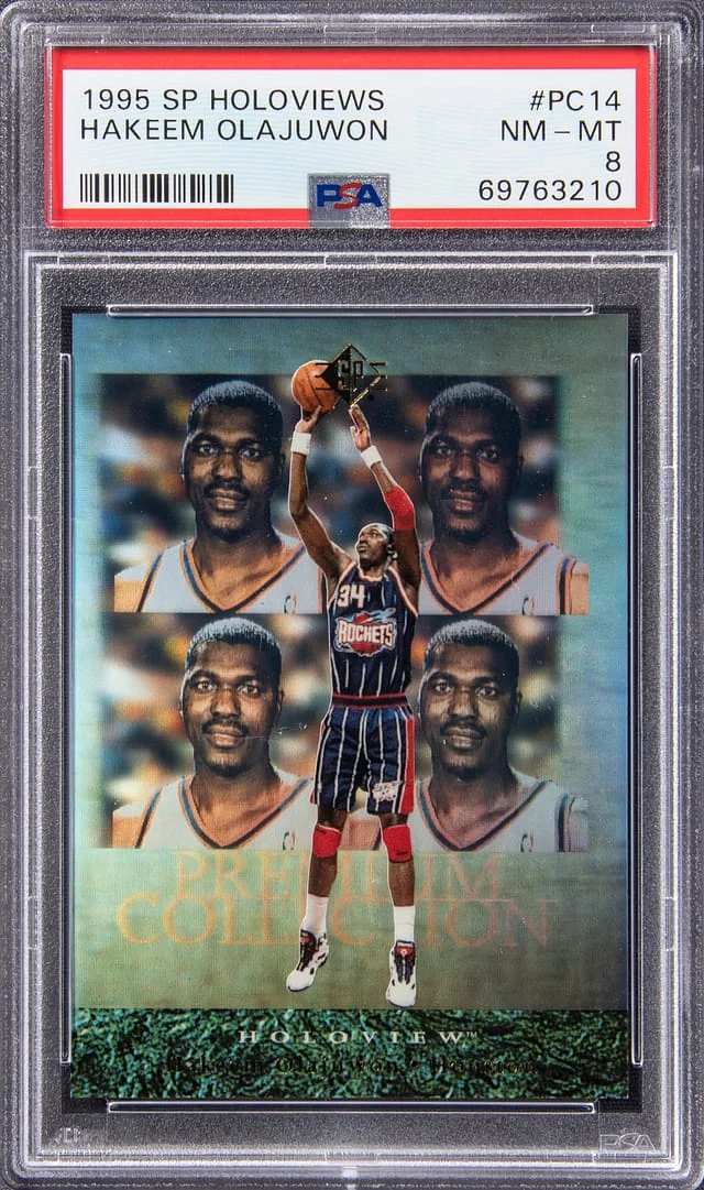 1995-96 Upper Deck SP Hakeem Olajuwon Holoviews #PC14 card image