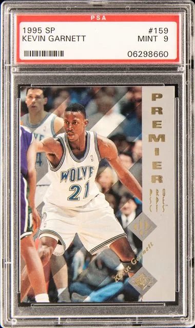 1995-96 Upper Deck SP Kevin Garnett #159 card image