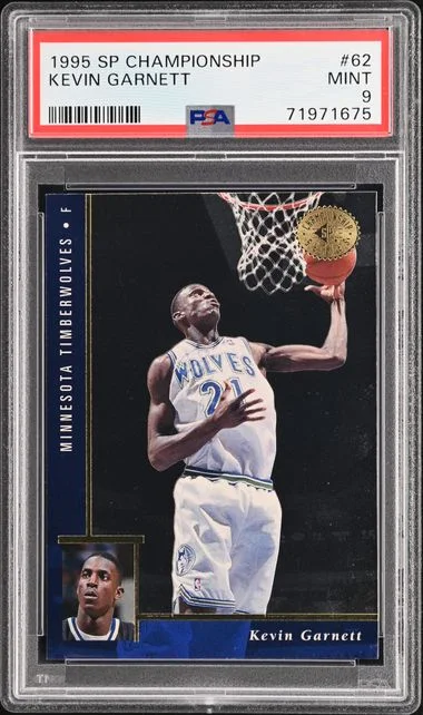 1995-96 Upper Deck SP Kevin Garnett Championship #62 card image