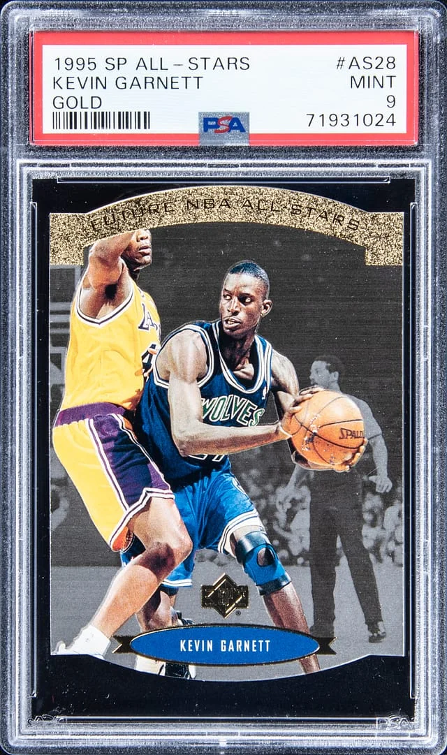 1995-96 Upper Deck SP Kevin Garnett All-Stars #AS28 card image