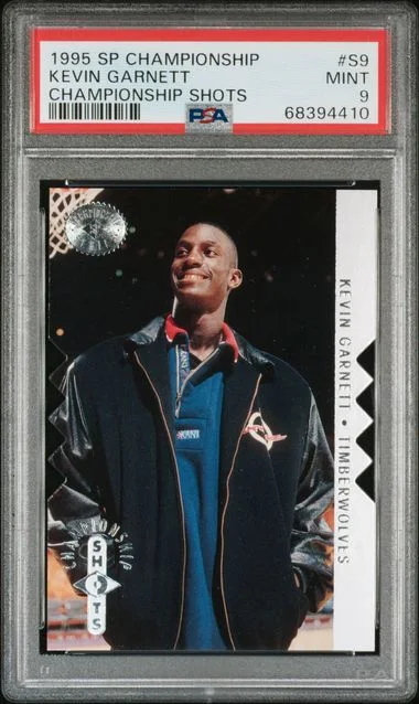 1995-96 Upper Deck SP Kevin Garnett Championship Shots #S9 card image