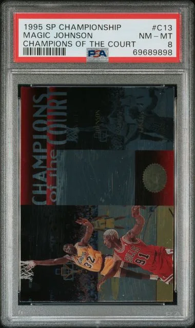 1995-96 Upper Deck SP Magic Johnson Championship Champions Of The Court #C13 card image