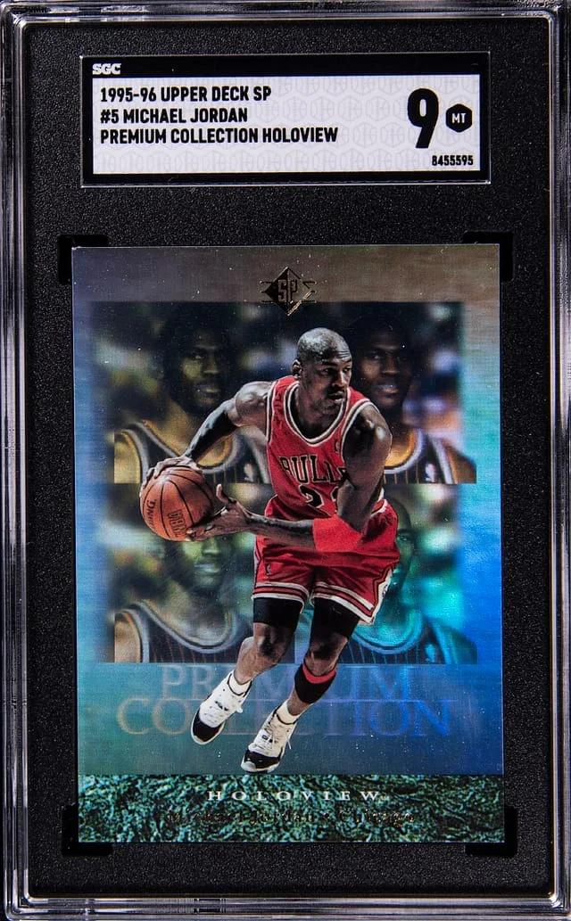 1995-96 Upper Deck SP Michael Jordan Premium Collection Holoview #5 card image