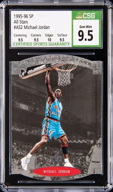 1995-96 Upper Deck SP Michael Jordan All-Stars #AS2 card image
