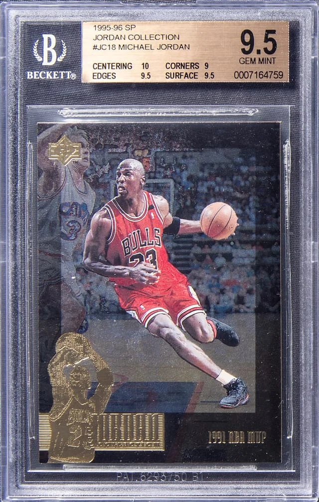 1995-96 Upper Deck SP Michael Jordan Jordan Collection #JC18 card image