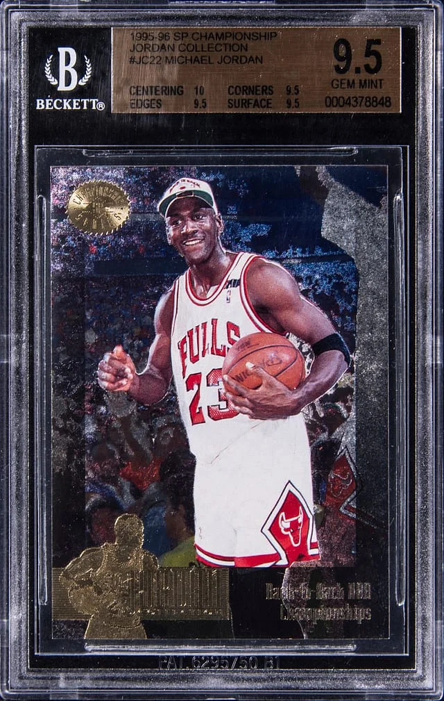 1995-96 Upper Deck SP Michael Jordan Championship Jordan Collection #JC22 card image