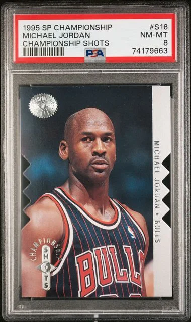 1995-96 Upper Deck SP Michael Jordan Championship Shots #S16 card image