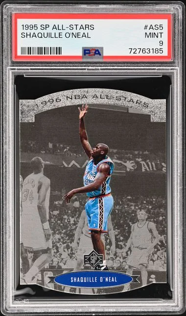 1995-96 Upper Deck SP Shaquille O'Neal All-Stars #AS5 card image