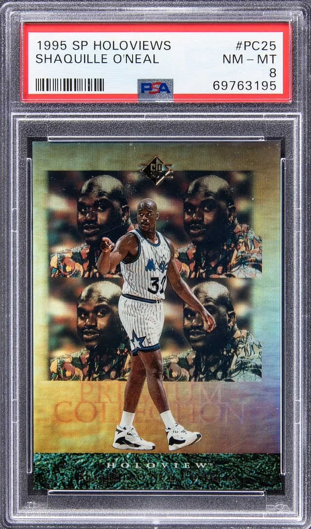 1995-96 Upper Deck SP Shaquille O'Neal Holoviews #PC25 card image