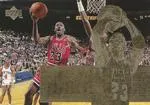 1995-96 Upper Deck The Jordan Collection 3x5 Michael Jordan #JC20 card image