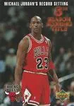 1995-96 Upper Deck The Jordan Collection 3x5 Michael Jordan #NNO card image