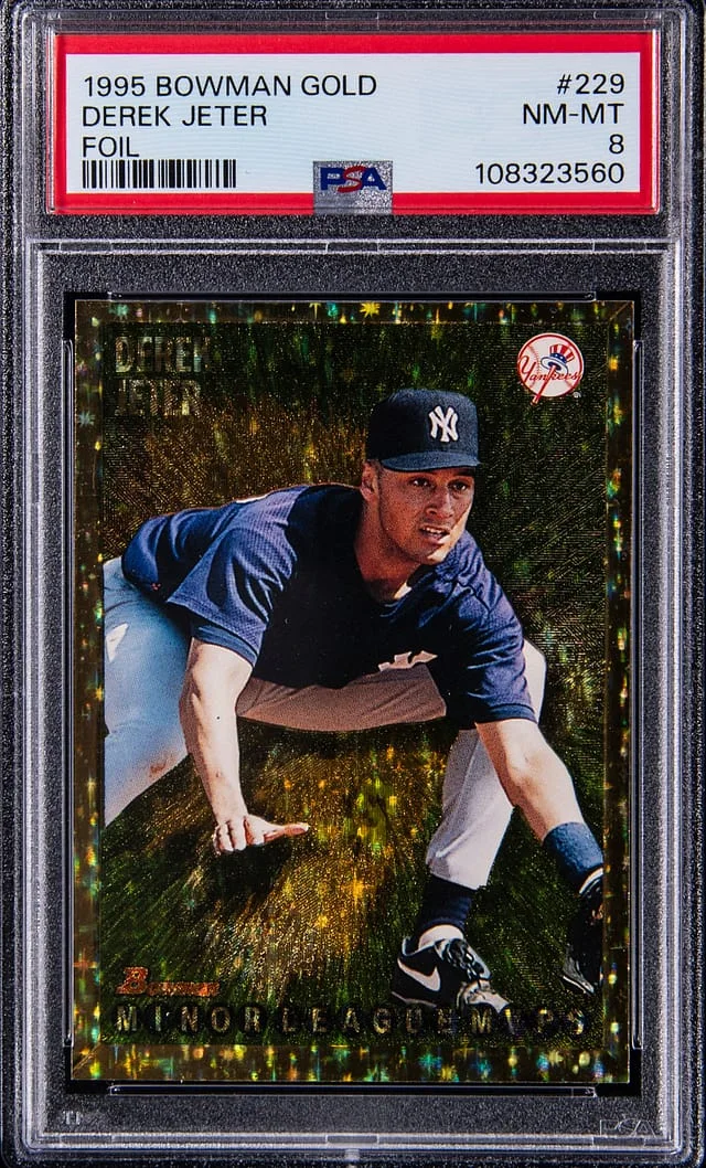 1995 Bowman Derek Jeter Gold Foil #229 card image