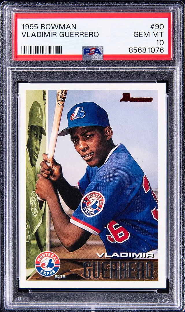 1995 Bowman Vladimir Guerrero #90 card image