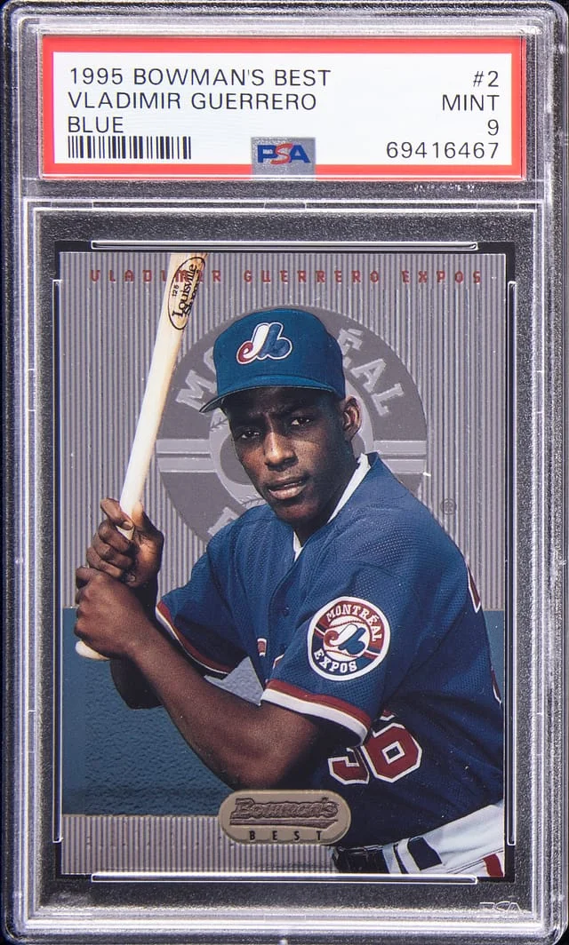 1995 Bowman's Best Vladimir Guerrero Jr. Blue #2 card image