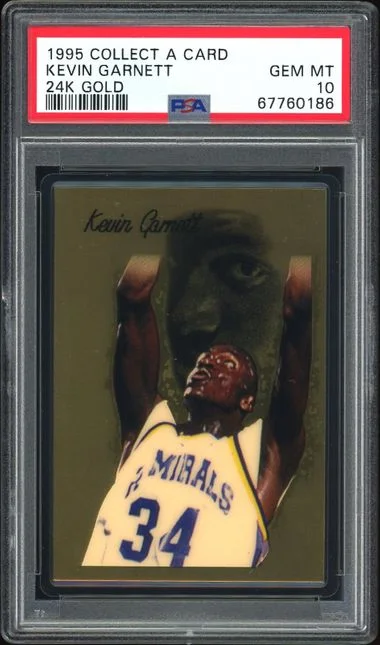 1995 Collect-A-Card Gold Kevin Garnett #24K card image