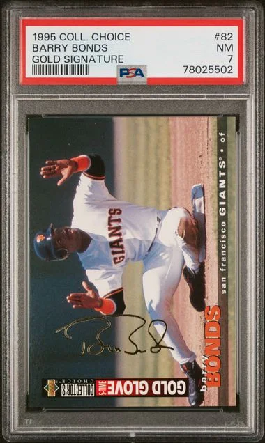 1995 Collector's Choice Barry Bonds Gold Signature #82 card image
