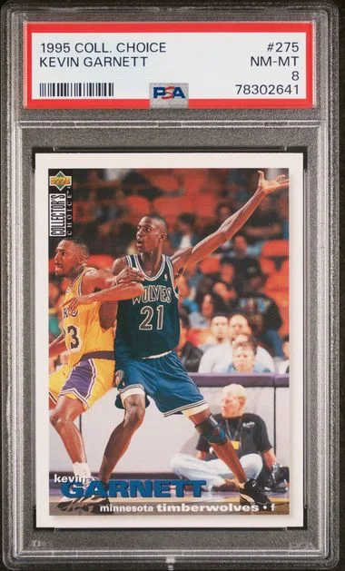 1995 Collector's Choice Kevin Garnett #275 card image