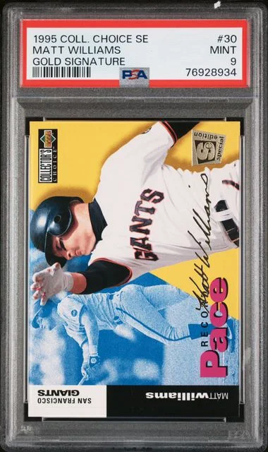 1995 Collector's Choice Matt Williams SE #30 card image