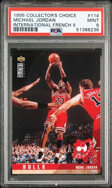 1995 Collector's Choice Michael Jordan International French II #114 card image